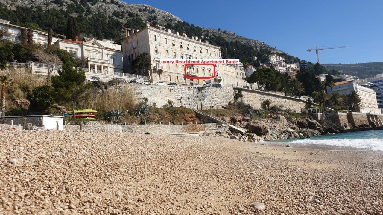 Luxury Beachfront Apartment Banje Ragusa Esterno foto