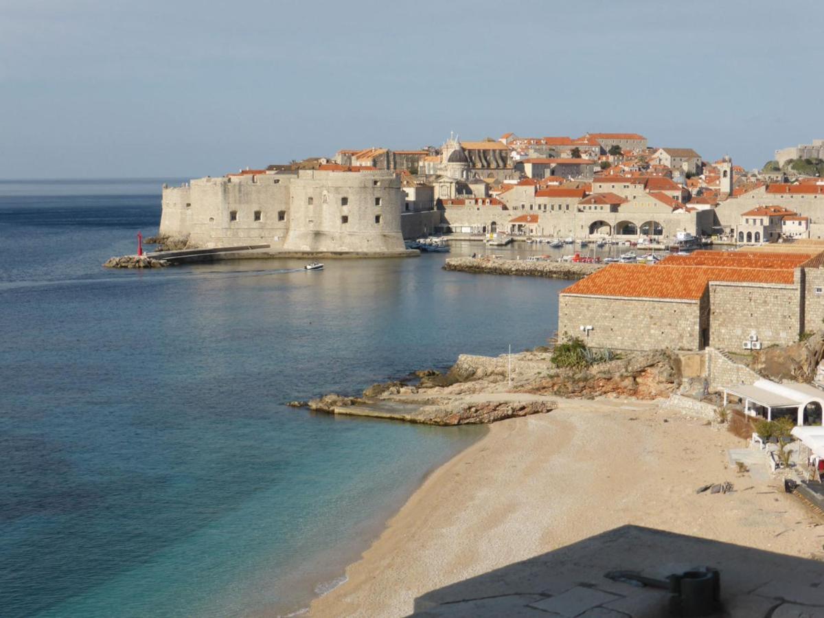 Luxury Beachfront Apartment Banje Ragusa Esterno foto