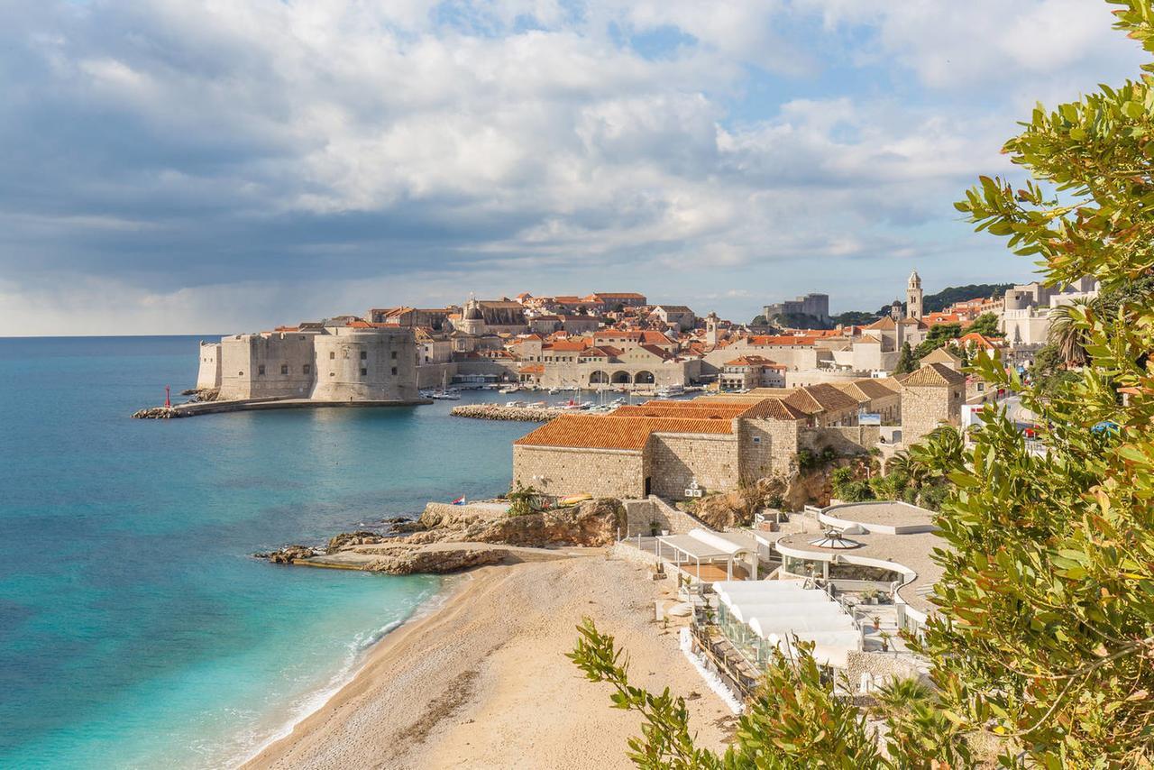 Luxury Beachfront Apartment Banje Ragusa Esterno foto
